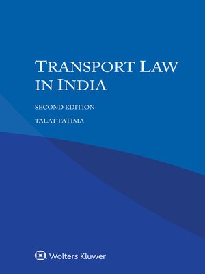 cover image of Transport Law in India
